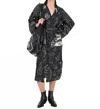 Me369 Nova Kimono Dress In Black Magic In Multi