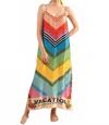 Me369 Skylar Maxi Dress In Wild In Multi