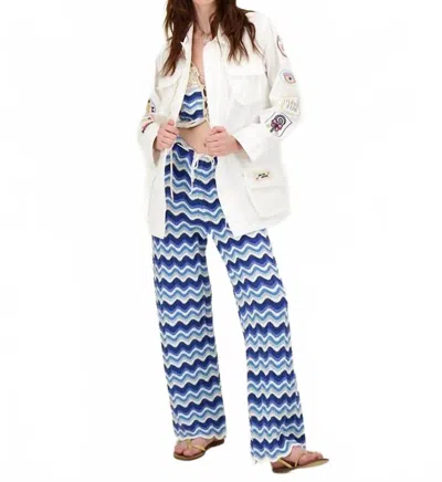 Me369 Sloan Utility Jacket In White In Neutral