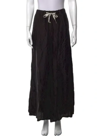 Pre-owned Me369 Wide Leg Pants In Black