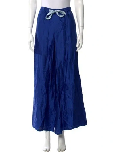 Pre-owned Me369 Wide Leg Pants In Blue