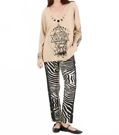 Me369 Women's Arleth Top In Natural In Brown