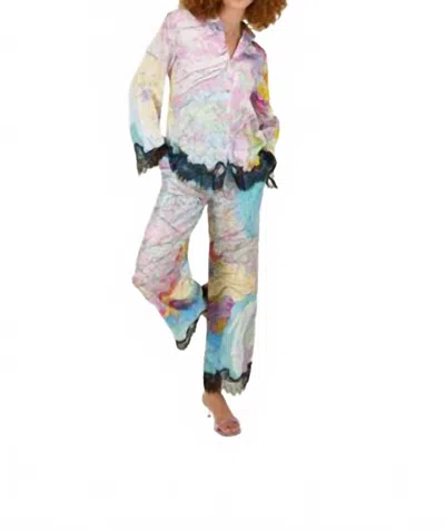 Me369 Women's Cora Pants In Aerial In Multi