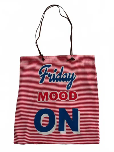 Me369 Women's Friday Print Bag In Pink