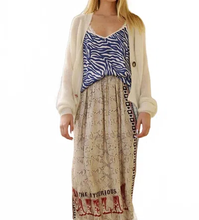 Me369 Women's Haily Skirt In Snake In Brown