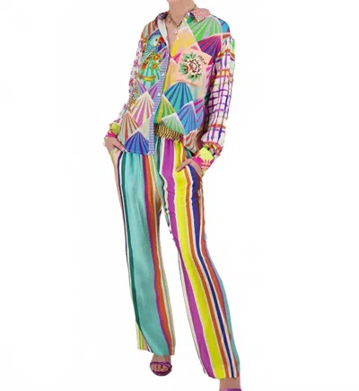 Me369 Women's Isabel Shirt In Artisan In Multi