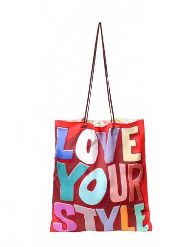 Me369 Women's Love Printed Bag In Multi