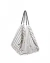 Me369 Women's Mika Zodiac Shoulder Bag In White In White