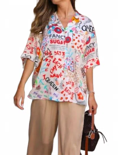 Me369 Women's Nova Shirt In Queen In Multi