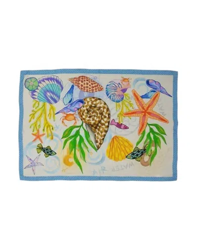 Me369 Women's River Magic Scarf-pareo In Ocean Multi
