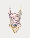 Me369 Women's Tessa One Piece Swimsuit In Multicolor In Multi