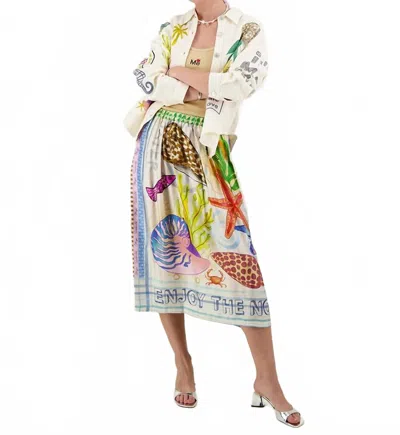 Me369 Women's Vanessa Skirt In Magic Ocean In Multi