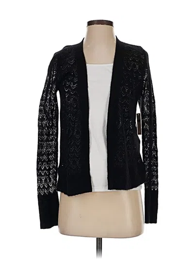 Pre-owned Meadow Rue Cardigan Sweater In Black