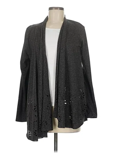 Pre-owned Meadow Rue Cardigan Sweater In Gray
