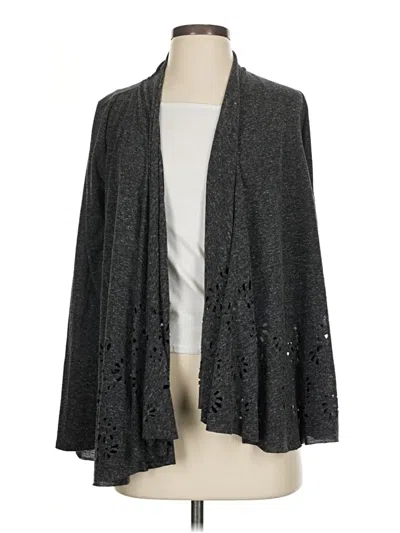 Pre-owned Meadow Rue Cardigan Sweater In Gray