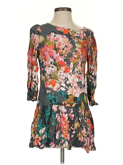 Pre-owned Meadow Rue Casual Dress In Gray