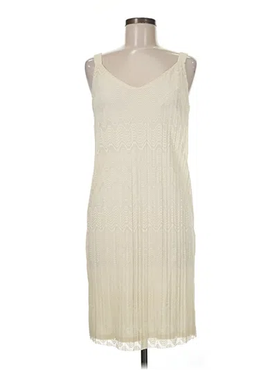 Pre-owned Meadow Rue Casual Dress In Ivory