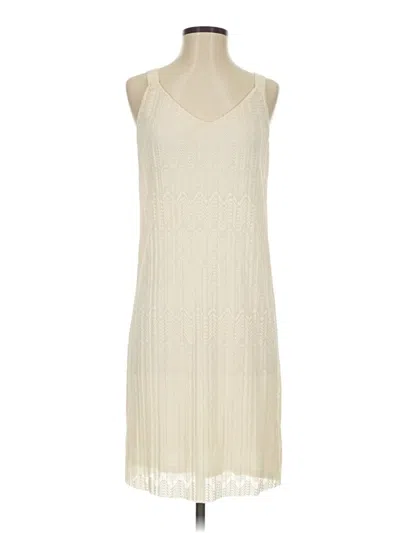 Pre-owned Meadow Rue Casual Dress In White