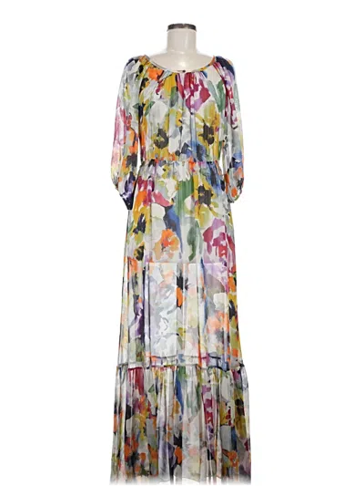 Pre-owned Meadow Rue Casual Dress In White