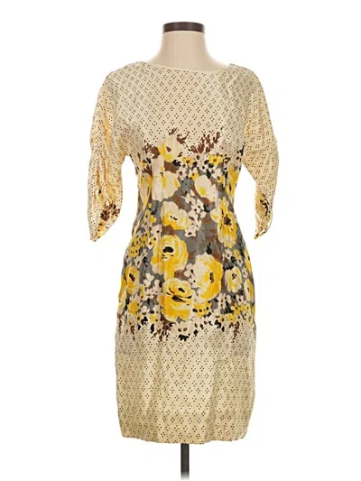 Pre-owned Meadow Rue Cocktail Dress In Gold