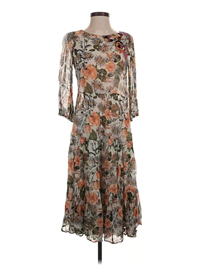 Pre-owned Meadow Rue Cocktail Dress In Gray