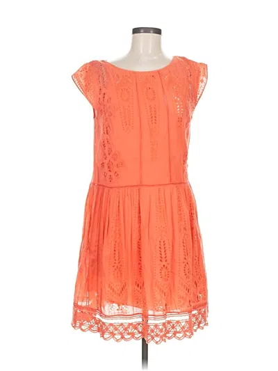 Pre-owned Meadow Rue Cocktail Dress In Orange
