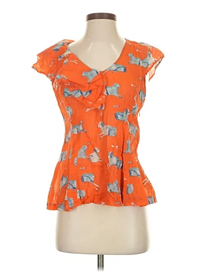 Pre-owned Meadow Rue Cocktail Dress In Orange