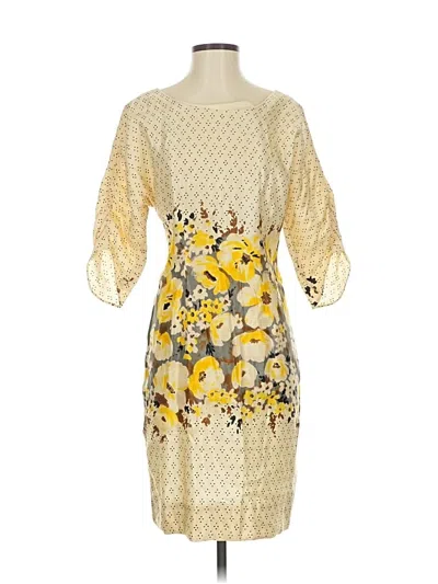 Pre-owned Meadow Rue Cocktail Dress In Yellow