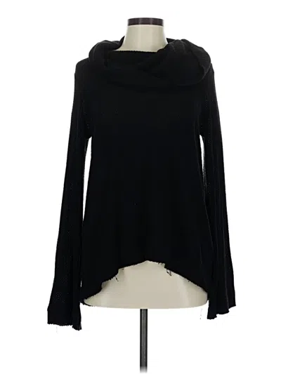 Pre-owned Meadow Rue Long Sleeve Turtleneck In Black