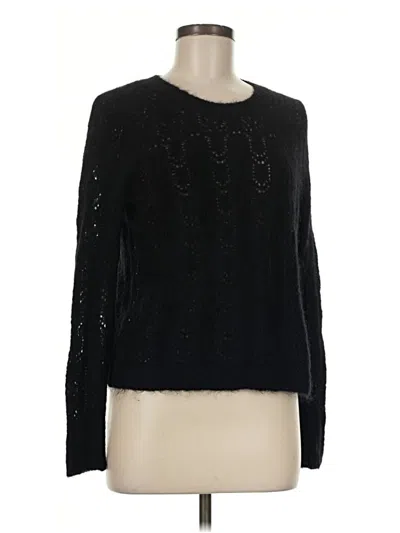 Pre-owned Meadow Rue Pullover Sweater In Black