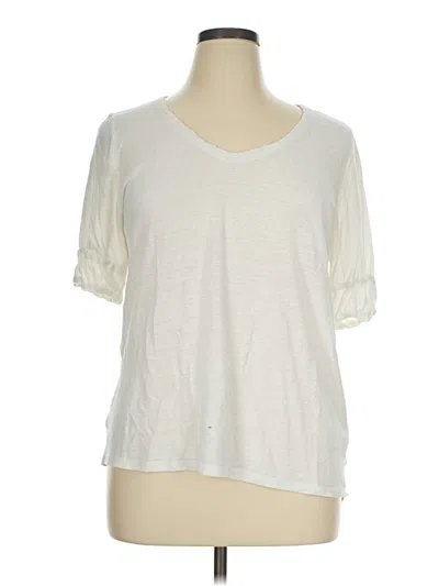 Pre-owned Meadow Rue Short Sleeve T-shirt In Ivory