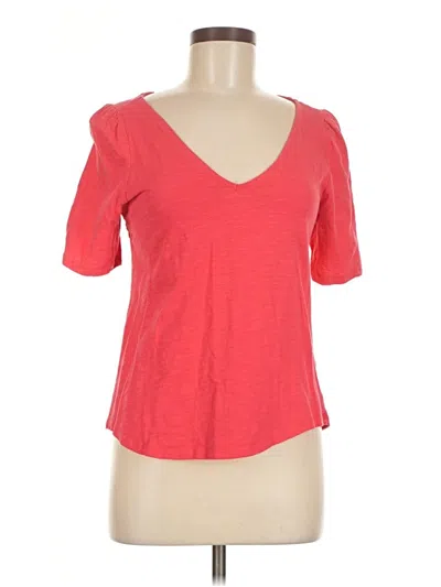 Pre-owned Meadow Rue Short Sleeve T-shirt In Red