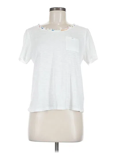 Pre-owned Meadow Rue Short Sleeve T-shirt In White