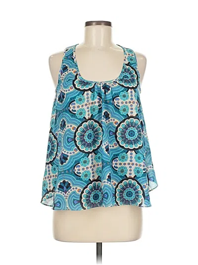 Pre-owned Meadow Rue Sleeveless Blouse In Blue