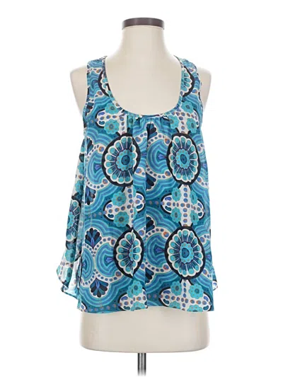 Pre-owned Meadow Rue Sleeveless Blouse In Blue