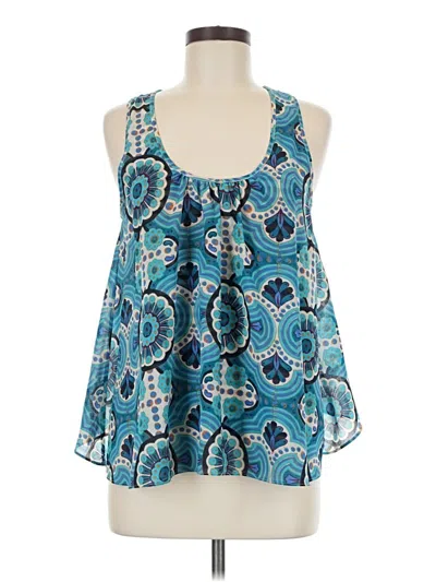 Pre-owned Meadow Rue Sleeveless Blouse In Blue