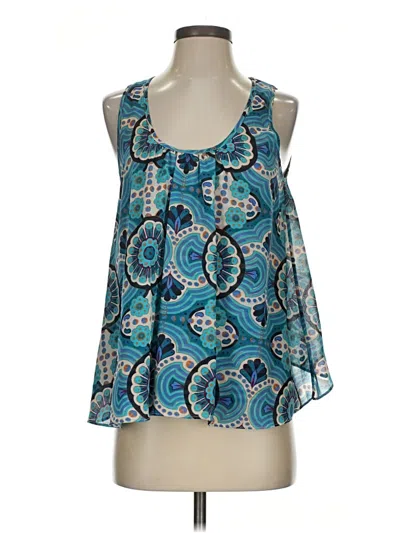 Pre-owned Meadow Rue Sleeveless Blouse In Blue