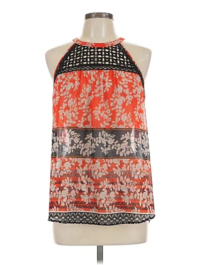 Pre-owned Meadow Rue Sleeveless Blouse In Orange