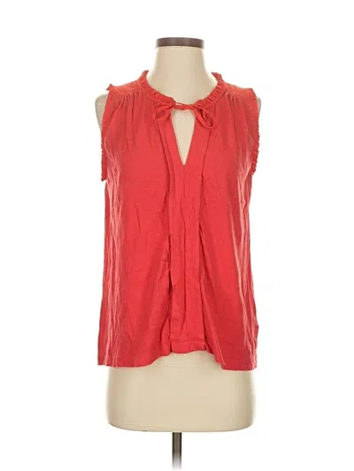 Pre-owned Meadow Rue Sleeveless T-shirt In Red