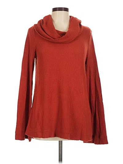 Pre-owned Meadow Rue Turtleneck Sweater In Red