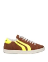 Mecap Man Sneakers Brown Size 12 Soft Leather In Brown