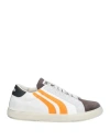 Mecap Man Sneakers Chocolate Brown Size 8 Leather, Textile Fibers In Brown