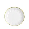 Medard De Noblat Corail Or Coupe Dessert Plate In White