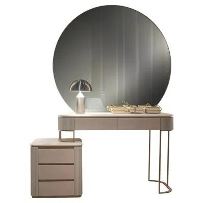 Pre-owned Medea Ada Dressing Table In Gray