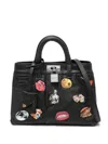 Medea Small Nina Tote Bag In Black