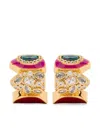 Medea Erin Earrings In Purple Red