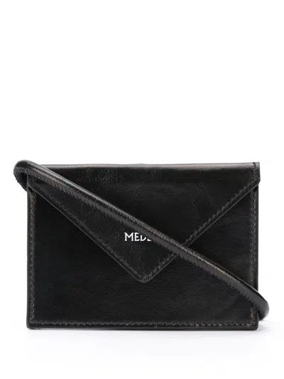 Medea Envelope Crossbody Mini Purse In Black