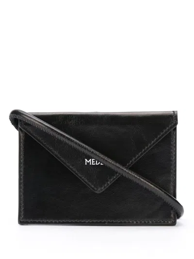 Medea Envelope Crossbody Mini Purse In Black