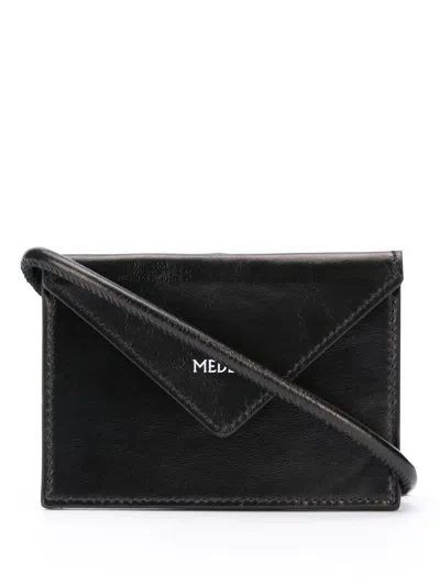 Medea Envelope Crossbody Mini Purse In Black