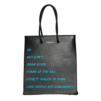 Pre-owned Medea Goat Exclusive For Manifesto  Short Bag | Black | Women's Size Onesize